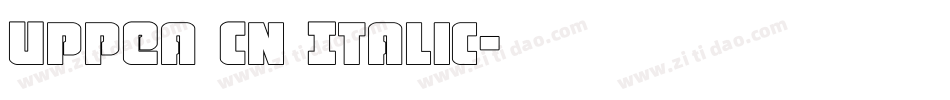 UppEa Cn Italic字体转换